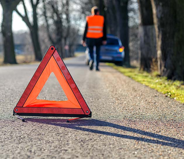 Auto, pech onderweg, veiligheid